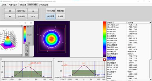 Beamfiler激光光斑分析仪图二