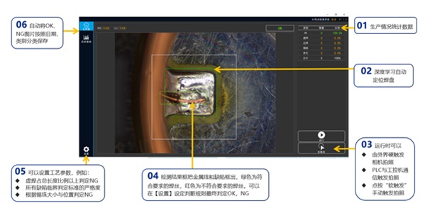 AI焊接检测软件界面截图