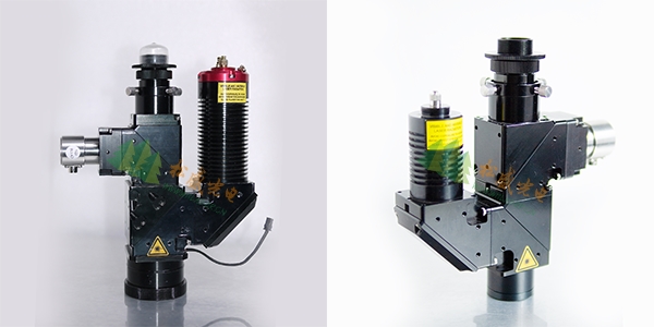 976nm激光焊接头（图左）2um塑料焊接头（图右）